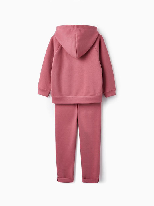 Zippy Kids Sweatpants Set Pink 2pcs