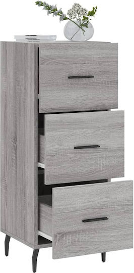 Office Drawer from Wood and Metal Sonoma 34.5x34x90cm