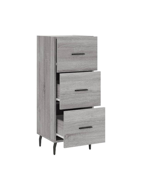 Office Storage Drawer Gray L34.5xW34xH90cm