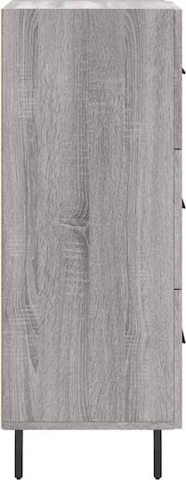 Office Drawer from Wood and Metal Sonoma 34.5x34x90cm