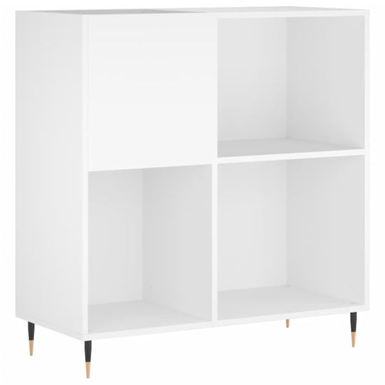 vidaXL Mobilier Hi-Fi Alb 38x84.5x89cm