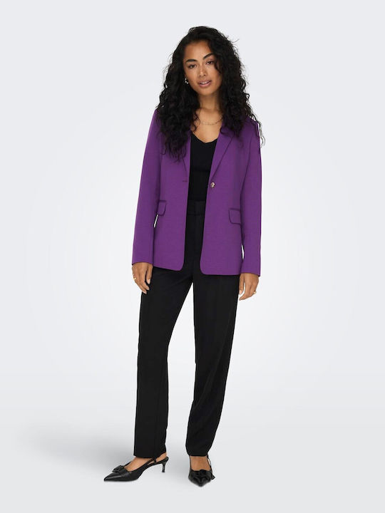 Only Blazer pentru femei Sacou Violet Only Blazer pentru femei Sacou Violet