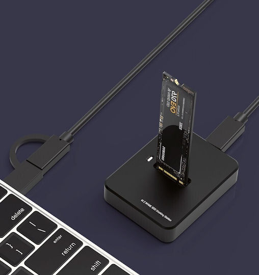 Gembird Hard Drive Docking Station PCIe/SATA M.2(2230)" / M.2(2242)" / M.2(2260)" / M.2(2280)" with Connection USB-C (DD-U3M2)