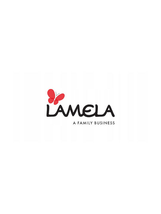Lamela Roma Γλάστρα Πλαστική Anthracite 29x29x23εκ.