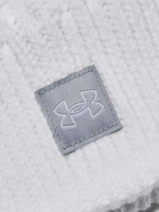 Halftime Beanie Unisex Σκούφος Πλεκτός σε Λευκό χρώμα
