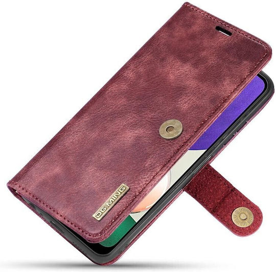 DG.MING Detachable Wallet Δερματίνης Κόκκινο (Galaxy A22 5G)