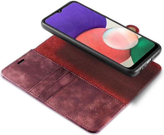 DG.MING Detachable Wallet Δερματίνης Κόκκινο (Galaxy A22 5G)