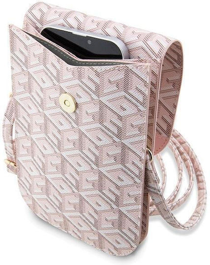 Guess GCube Stripe Beutel Rosa GUWBHGCFSEP