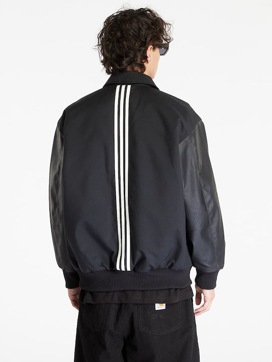 Originals Collegejacke Winter Jacke Schwarz