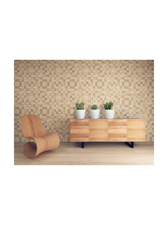 Lamela Magnolia Γλάστρα Πλαστική Λευκή 25x25x22εκ.