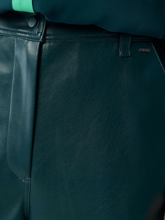 Women's Fabric Trousers Green