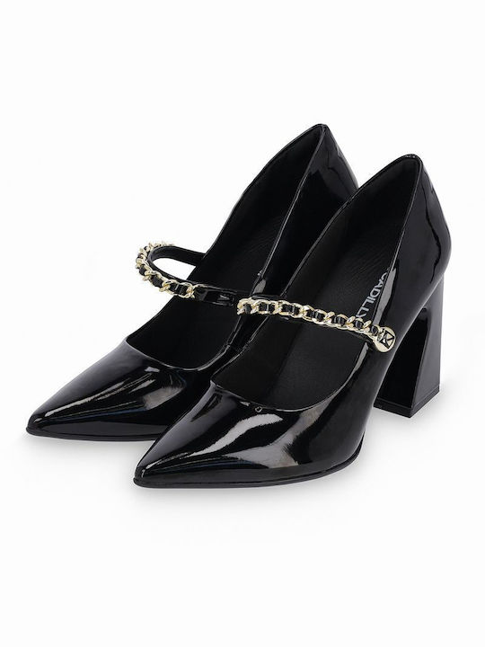 Piccadilly Anatomic Patent Leather Black High Heels