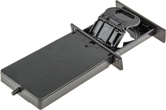 NTY Car Cup Holder 1 Position for Console in Black Color
