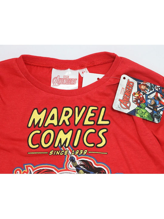 Marvel Kids Blouse Long Sleeve Red