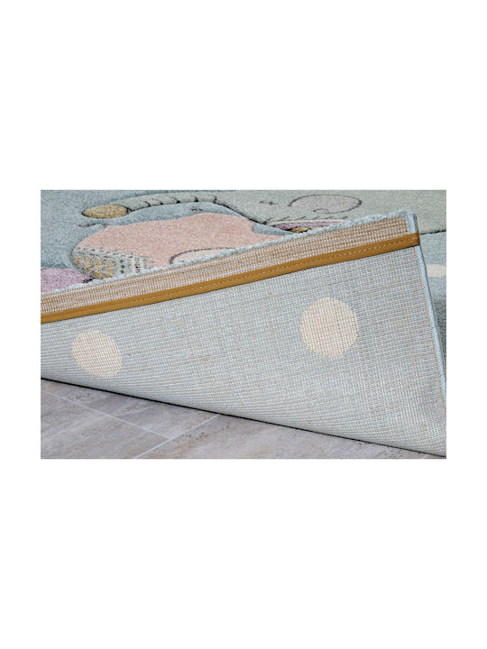 Tzikas Carpets 64315-230 Детско килимче Светлосин 133x190см
