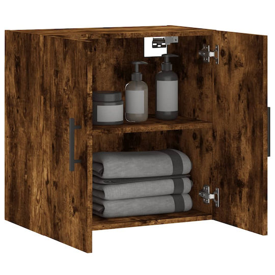 vidaXL Bathroom Cabinet L60xW31xH60cm Oak