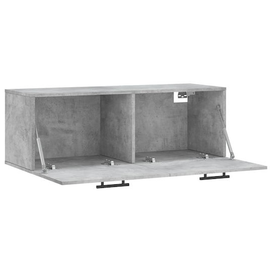vidaXL Badezimmerschrank B100xT36.5xH35cm Gray