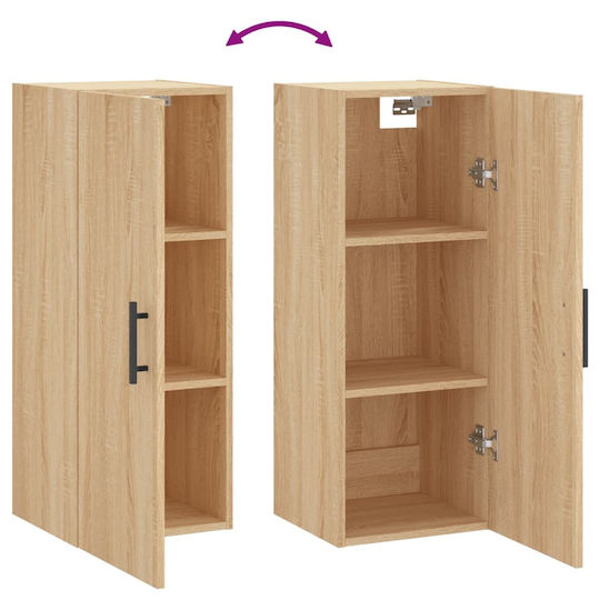 vidaXL Ντουλάπι Μπάνιου 34.5x34x90cm Sonoma