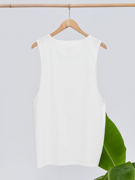 Aristoteli Bitsiani Women's Summer Blouse Sleeveless White