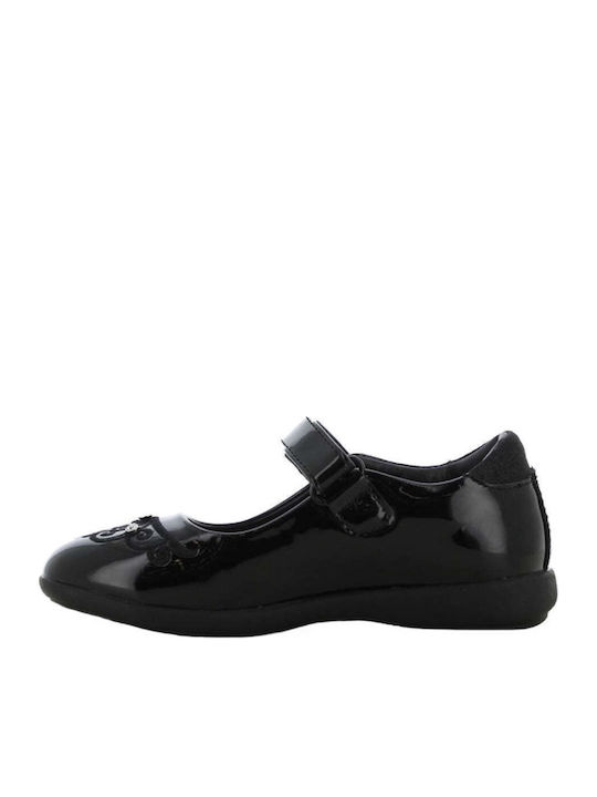 Balerini copii Anatomic cu închidere Hoop & Loop Material textil Negre Princess