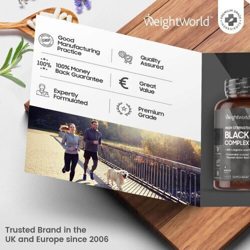 WeightWorld High Strength Black Maca Complex 5000mg 180 κάψουλες