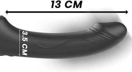 Ibiza Vibrator Δονητής για Ζευγάρια με Απομακρυσμένο Έλεγχο Μαύρος