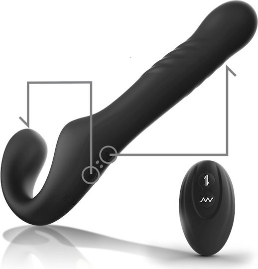 Ibiza Vibrator Δονητής με Απομακρυσμένο Έλεγχο Μαύρος