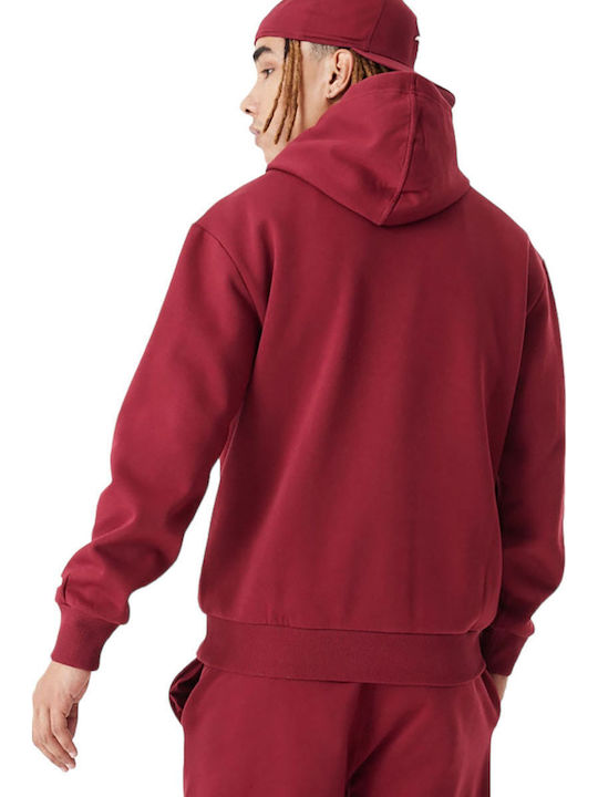 New Era Essentials Burgundy with Hood