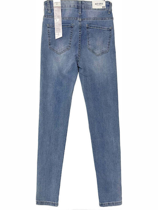 Ψηλόμεσο Γυναικείο Jean Παντελόνι σε Skinny Εφαρμογή