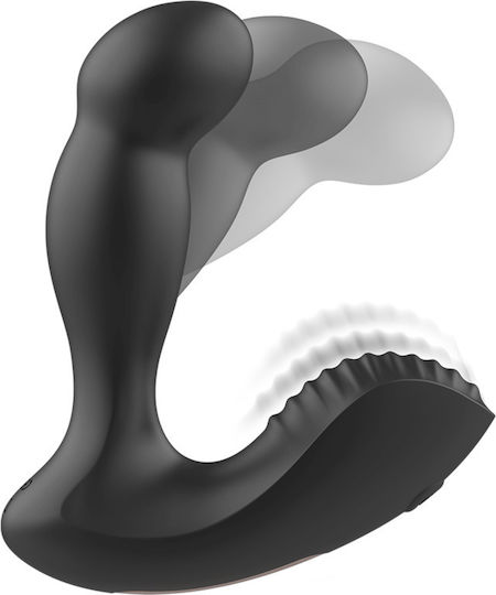 Ibiza Massager Mini Δονητής Μασάζ με Απομακρυσμένο Έλεγχο 11cm Μαύρος