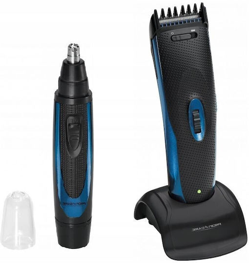 ProfiCare Επαναφορτιζόμενη Κουρευτική Μηχανή Black/Blue 330520