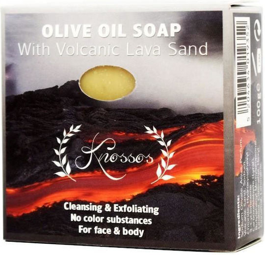 Knossos Soap Olive Oil Soap Σαπούνι Απολέπισης για το Πρόσωπο & το Σώμα 100gr