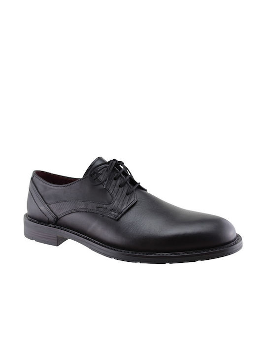 Antonio Shoes Leder Herren Freizeitschuhe Schwarz