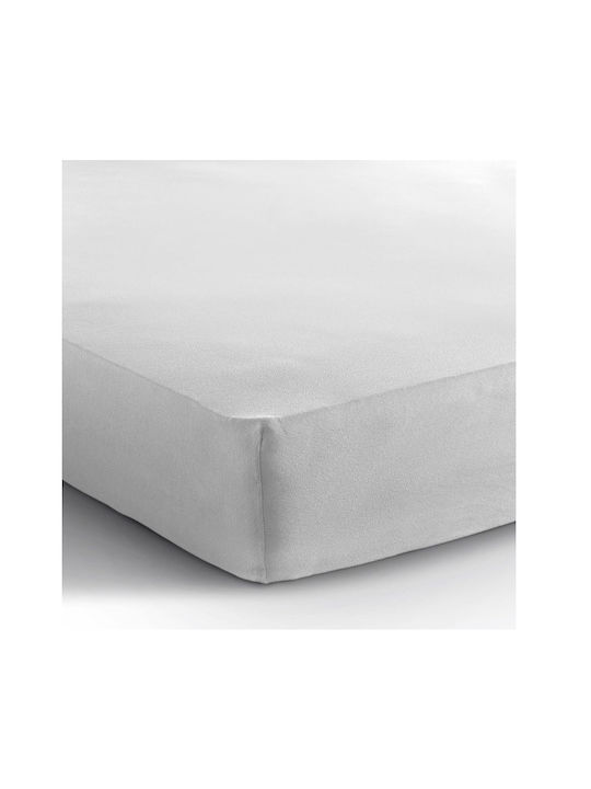 DreamHouse Sheet Double with Elastic 140x200+30cm. Dubbel Jersey White