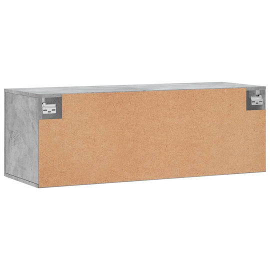 vidaXL Ντουλάπι Μπάνιου 100x36.5x35cm Γκρι