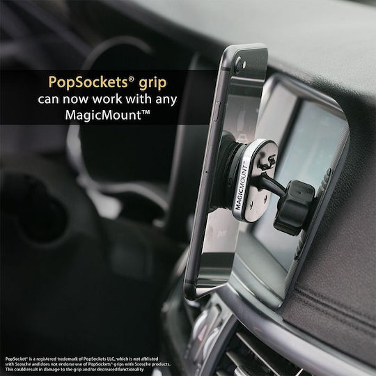 Scosche Βάση Κινητού Αυτοκινήτου Magicmount Pro Dash με Μαγνήτη Μαύρη