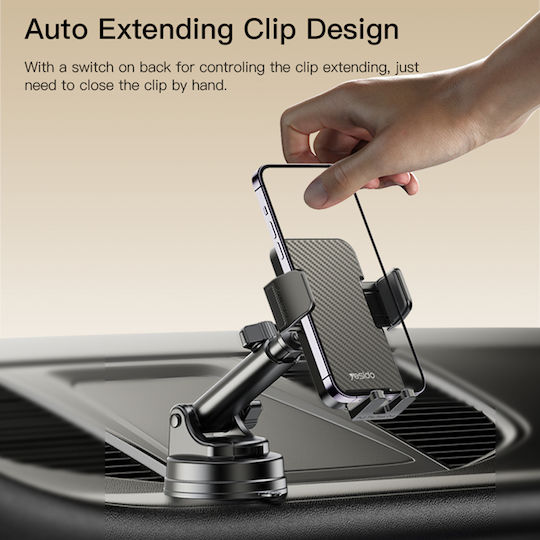 Yesido Car Mobile Mount with Adjustable Hooks Black