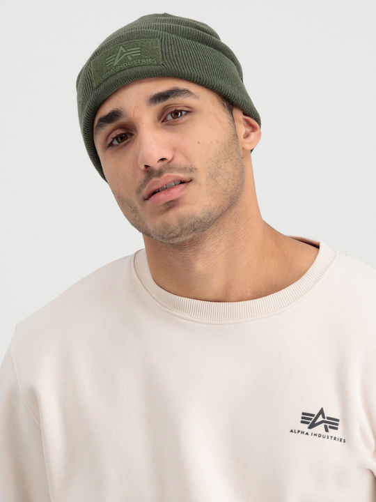 Knitted Beanie Cap Khaki