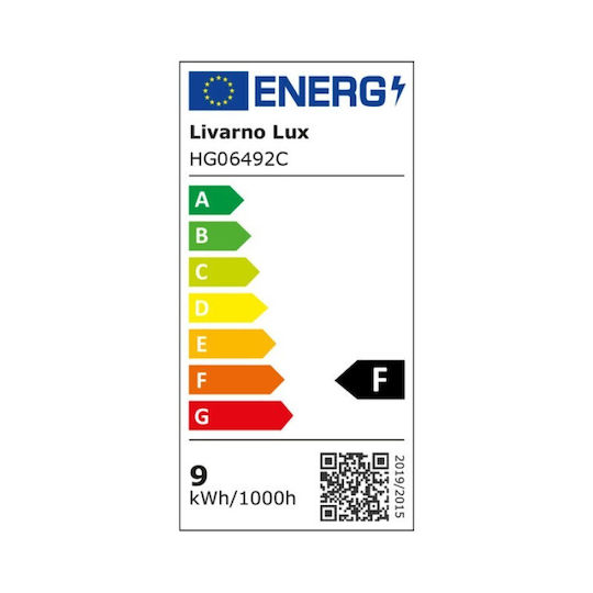 Livarno Lux Smart LED Bulb 9W for Socket E27 Adjustable White 806lm