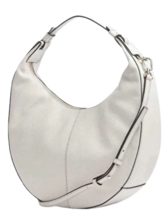 Leder Damen Hobo Tasche Weiß