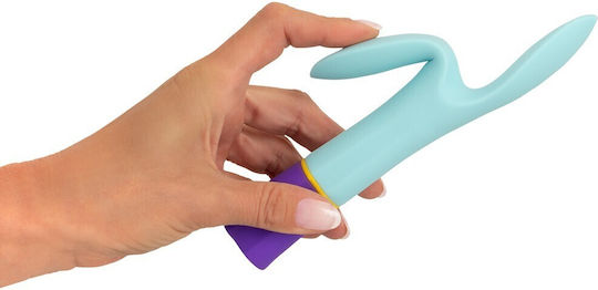 You2Toys Double Vibrator 18.2cm Light Blue