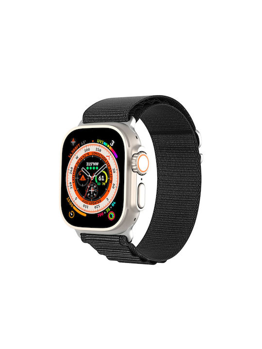 Dux Ducis Sport Buckle Λουράκι Μαύρο (Apple Watch Ultra 49mm)