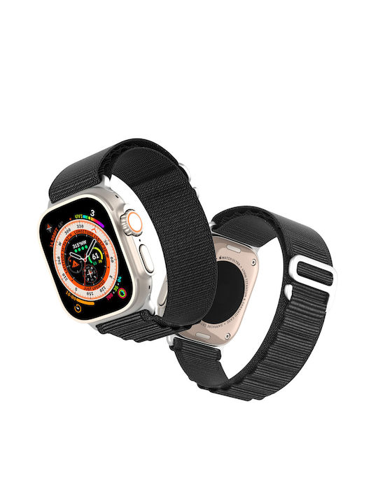 Dux Ducis Sport Buckle Λουράκι Μαύρο (Apple Watch Ultra 49mm)