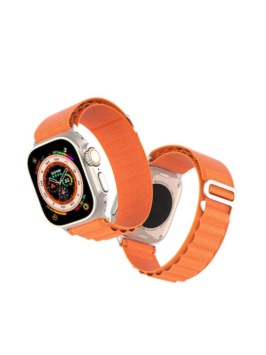 Dux Ducis Sport Buckle Strap Stainless Steel Orange (Apple Watch 38/40/41/42mm)