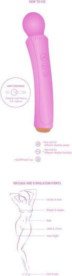 Xocoon The Curved Wand Vibrator Massage Fuchsia