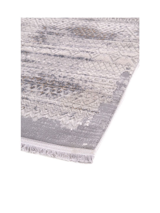 Royal Carpet Fargo 28289 Rug Rectangular with Fringes Gray