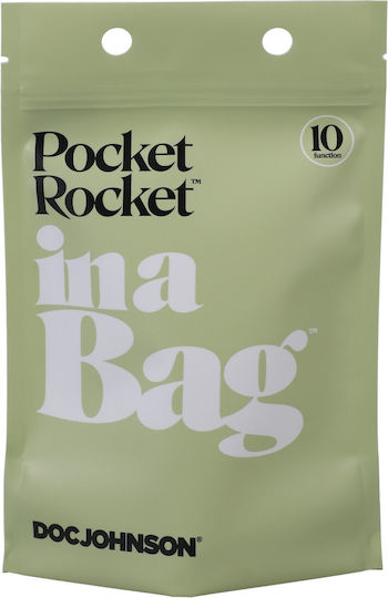 Doc Johnson Pocket Rocket Κλειτοριδικός Δονητής Μαύρος