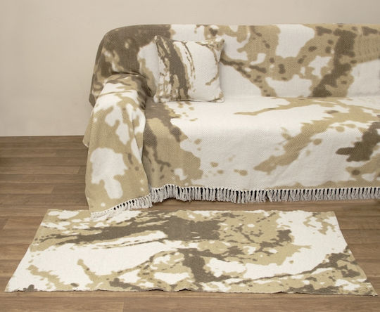 Viopros Χαλί Ορθογώνιο Μπεζ 135x190cm