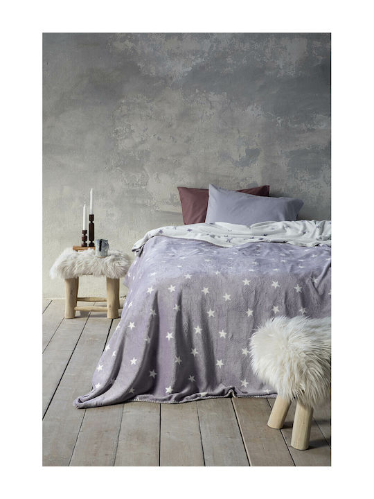 Nima Stilla Κουβέρτα Fleece Μονή 150x200εκ. Γκρι