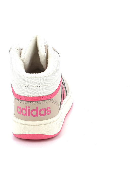 Hoops Παιδικά Sneakers High Wonder Beige / Pink Fusion / Off White